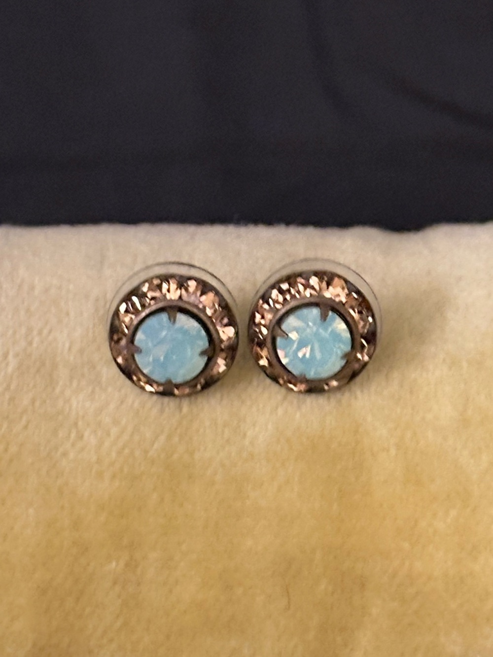 Vintage Anthropologie Gem Stud Earrings